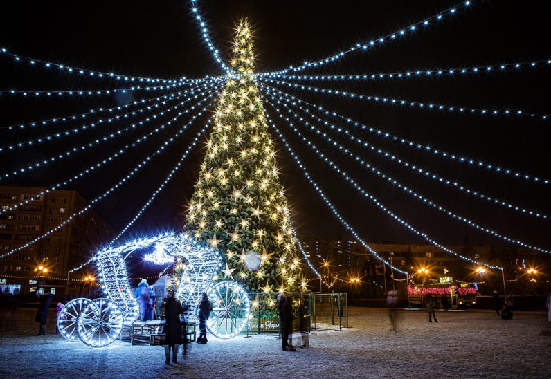 Традиции Нового года в Тюмени