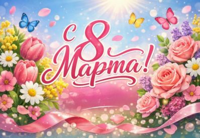 С Международным Женским Днём!